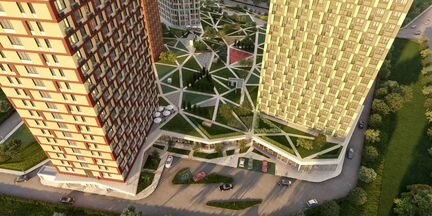 1-к апартаменты, 48.5 м², 13/21 эт.