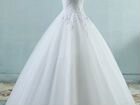 Свадебное платье с коротким рукавом А-силуэт объявление продам