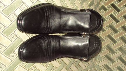 Кожанные демесезонные мужские ботинки