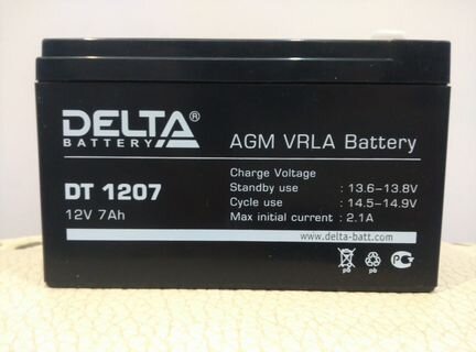 Аккумулятор Security Force 12V 7Ah свинц-кислотный