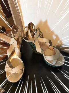 Босоножки Marc by Marc Jacobs на танкетке