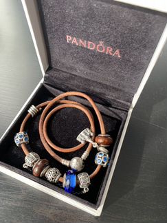 Украшение Pandora браслет с шармами