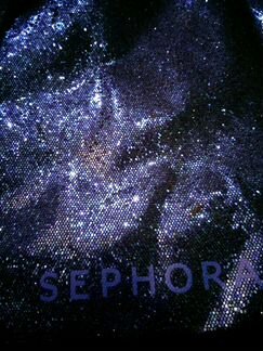 Сумка шопер Sephora блестящая