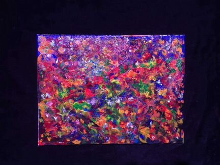 Картина на холсте. Масло, акрил. 4 этюда