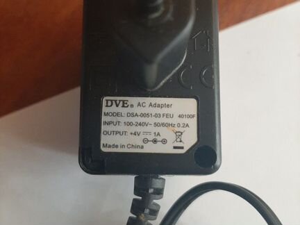 DVE AC adapter DSA-0051-03 FEU