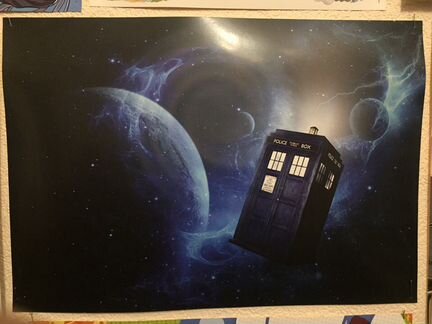 Плакат Постер Доктор Кто Doctor Who
