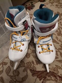 30-33 размер. Коньки раздвижные детские Nordway ju