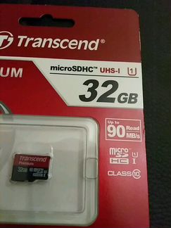 Карта памяти MicroSD Transcend 32 GB