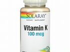 Solaray, Vitamin K, 100 mcg, 100 Tablets объявление продам