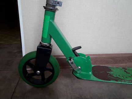 Самокат atemi AFS-145P green