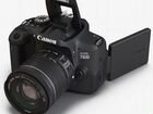 Зеркальный фотоаппарат Canon 750d объявление продам