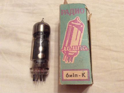 Радиолампа 6и1п - К. Дата выпуска ноябрь 1961г