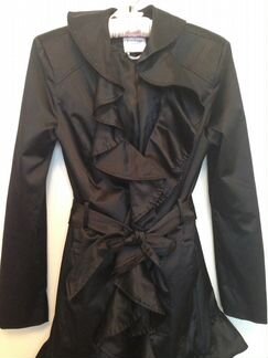 Плащ чёрный,бренд Bebe