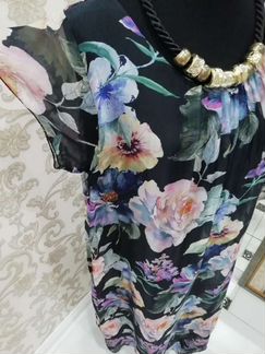 Невесомое платье Италия шёлк 48-52