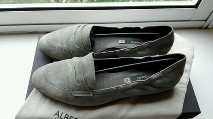 Замшевые мокасины Alberto Fermani