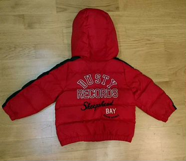 Комплект пуховик Benetton и полукомбинезон, р. 82+