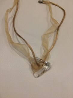 Подвеска из горного хрусталя