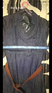 Платье джинсовое