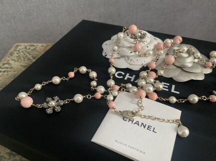 Бусы Chanel оригинал в идеале 18’C