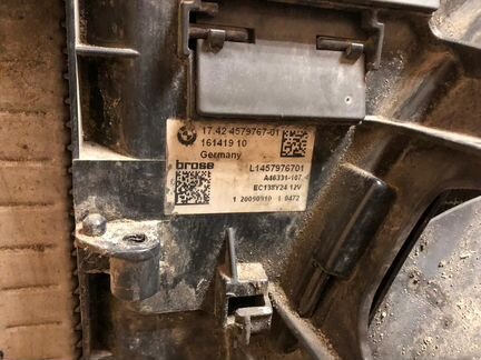 Кассета радиаторов в сборе n63 bmw f10