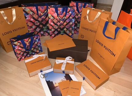 Пакеты,коробки,документы,чеки LV оригинал