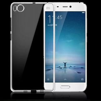 Чехол-накладка для xiaomi Mi5S fashion TPU эконом пакет белый
