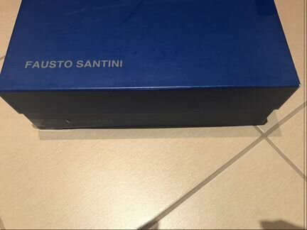 Новые дизайнер туфли темно-зеленые Fausto Santini