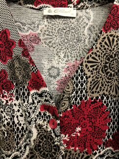 Платье-халат на пуговицах 2XL новое