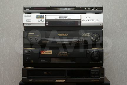 Видеомагнитофоны и DVD исправные и под ремонт