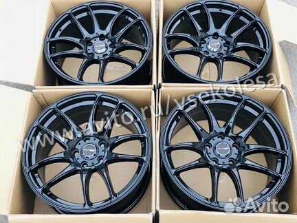 Work R17 kiwam black новые диски 5-114.3