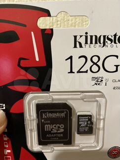 Карта памяти MicroSD Kingston 128 гб
