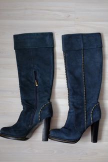 Сапоги Tervolina замшевые еврозима