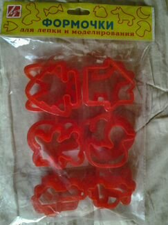 Формочки для лепки и моделирования, 12шт