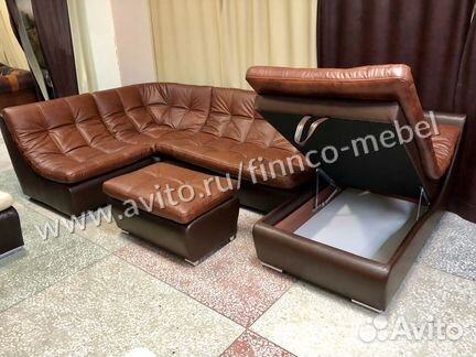 Диван кожаный модульный Ланкастер