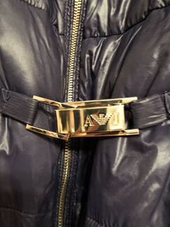 Armani Пуховик тонкое пальто на пуху