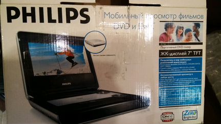 Портативный dvd philips PET725