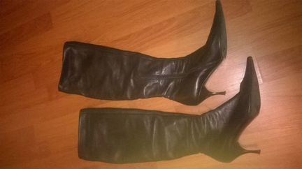 Осенние сапоги ботфорты