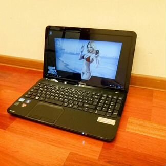Игровой ноутбук Тошиба с мощной начинкой, на i5