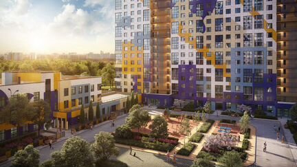 1-к квартира, 42 м², 15/25 эт.