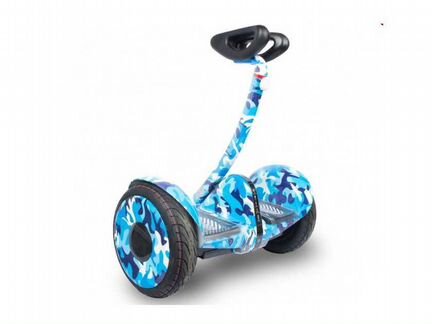 Мини-сигвей Mini Robot голубой камуфляж