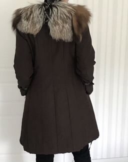 Плащ с окантовкой лиса Vinicio Pajaro