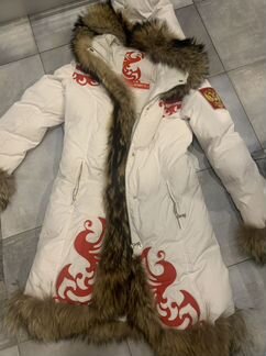 Пуховик с мехом в идеальном состоянии Bosco
