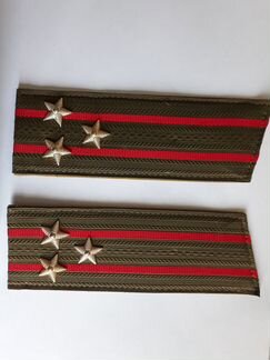 Погоны полковника Советской Армии СССР. 1980-е гг