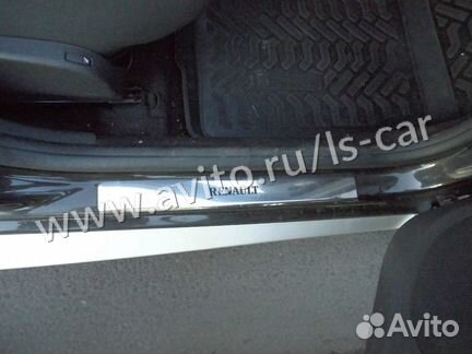 Накладки на пороги Renault Duster Рено Дастер