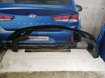 Acura MDX 3 2013-2016 накладка бампера задняя