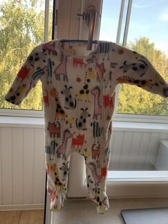 Флисовый комбинезон Next 74 размер