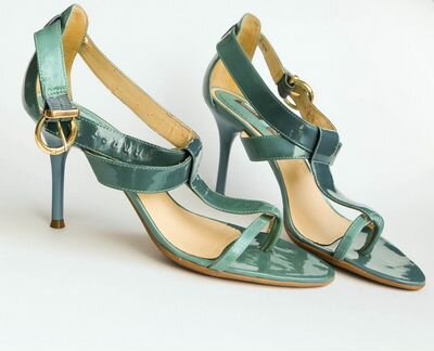 Новые бирюзовые туфли босоножки schulz