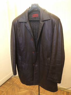 Кожаная куртка, кожаное пальто плащ