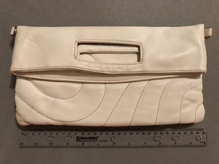 Клатч летний белый