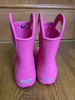 Детские резиновые сапоги crocs размер C11